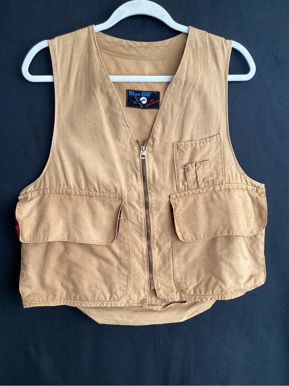 Vintage Blue Bill by Red Head Duck Hunting Vest
